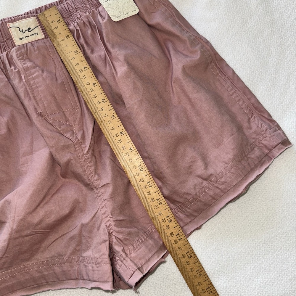NWT We The Free People Intimately Day to Day Boxer Shorts Pink Pockets Small - Picture 14 of 14
